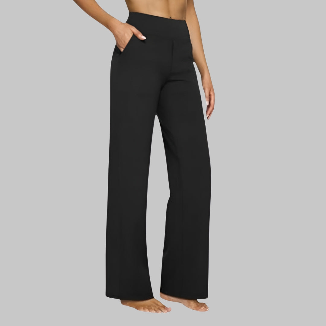 Maya – High-Waist Wide-Leg Lounge Trousers for Women