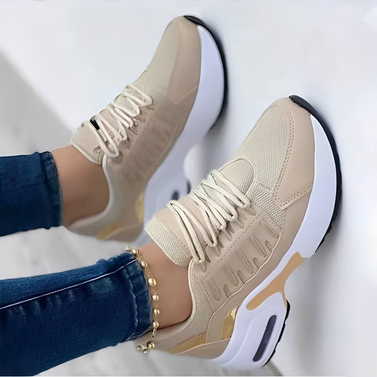 Amelia – Damskie Sneakersy na Platformie