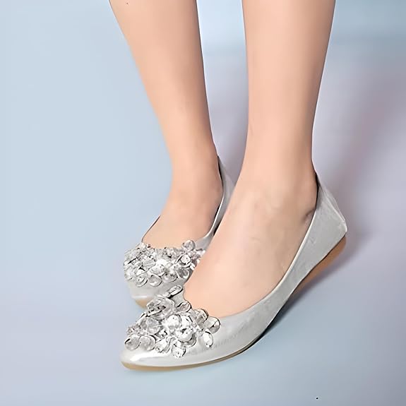 Anna – Eleganckie baleriny z ozdobami