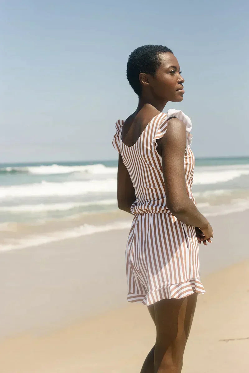 Mila – Women’s Wrap-Front Summer Playsuit