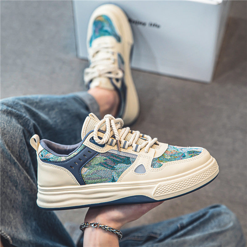 Dario – Męskie sneakersy z kolorowymi wstawkami