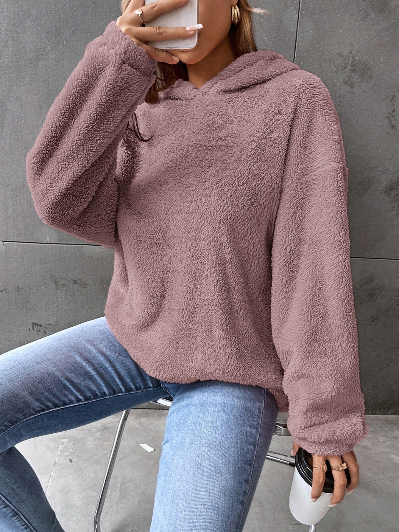 Mila – Bluza damska z kapturem typu miś