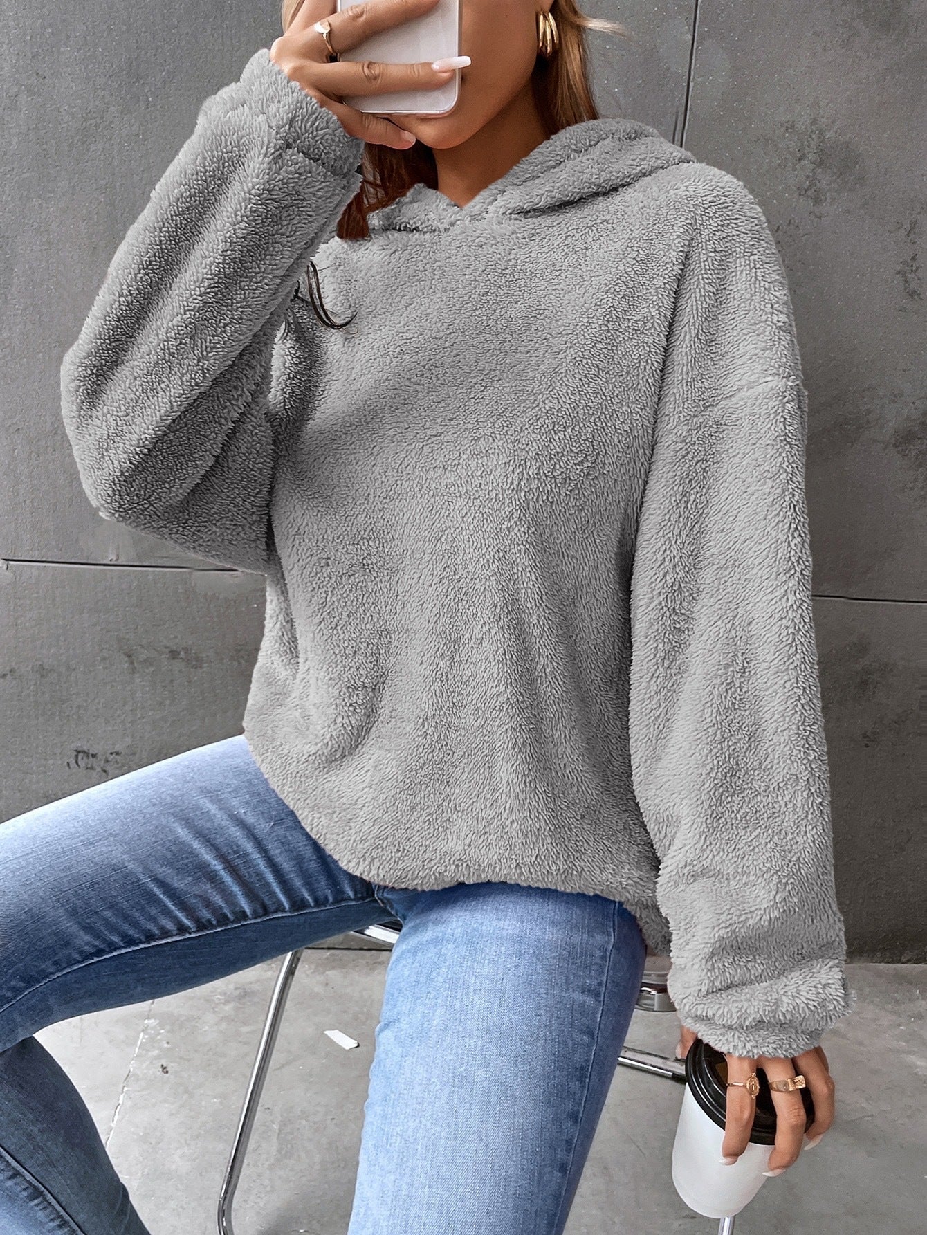 Mila – Bluza damska z kapturem typu miś