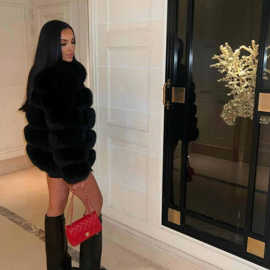 Sienna – Luxe Layered Faux Fur Evening Jacket for Women