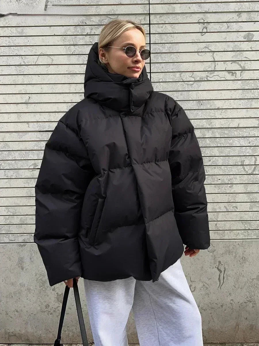 Janna – Oversize kurtka puchowa z kapturem