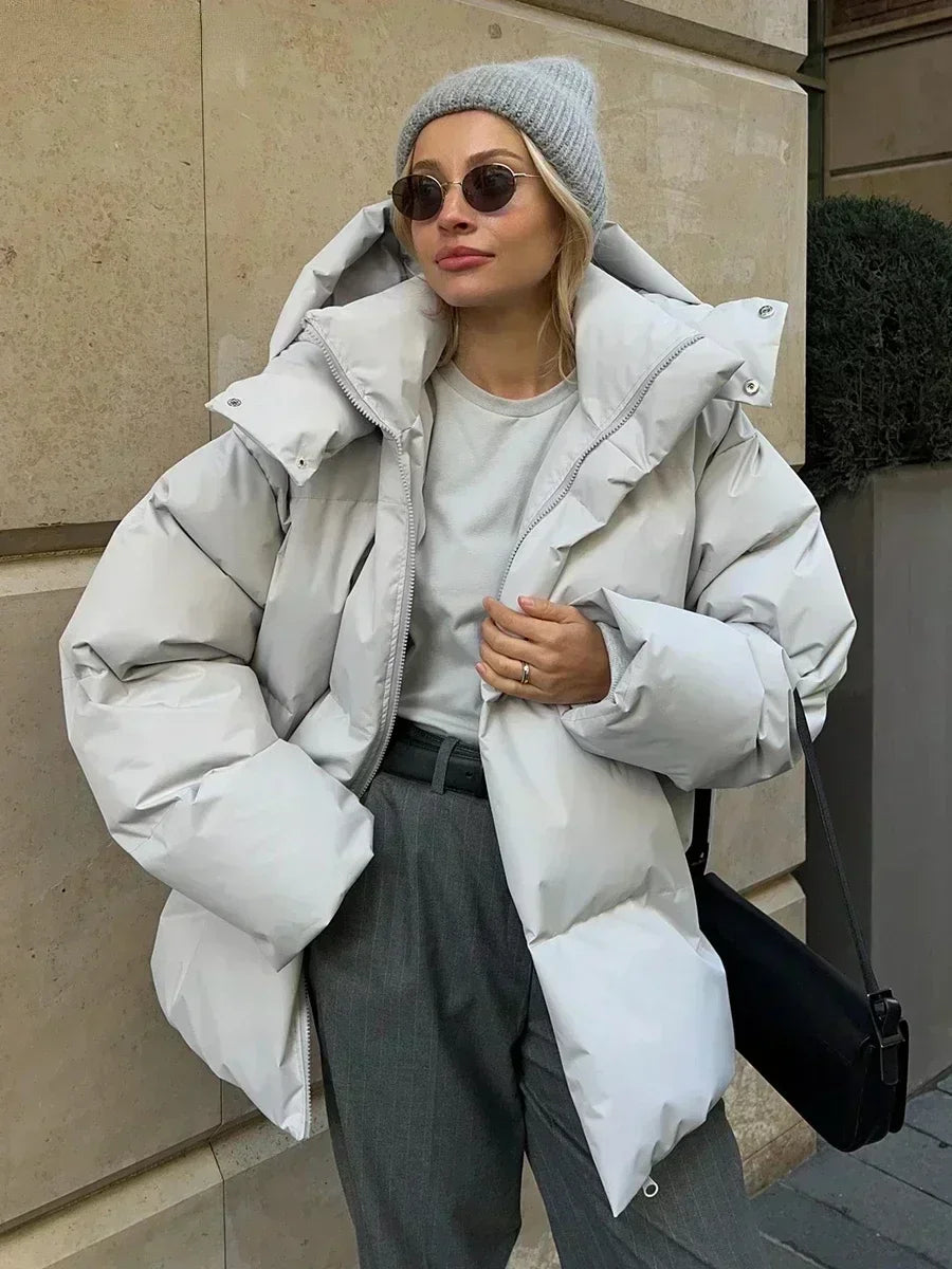Janna – Oversize kurtka puchowa z kapturem