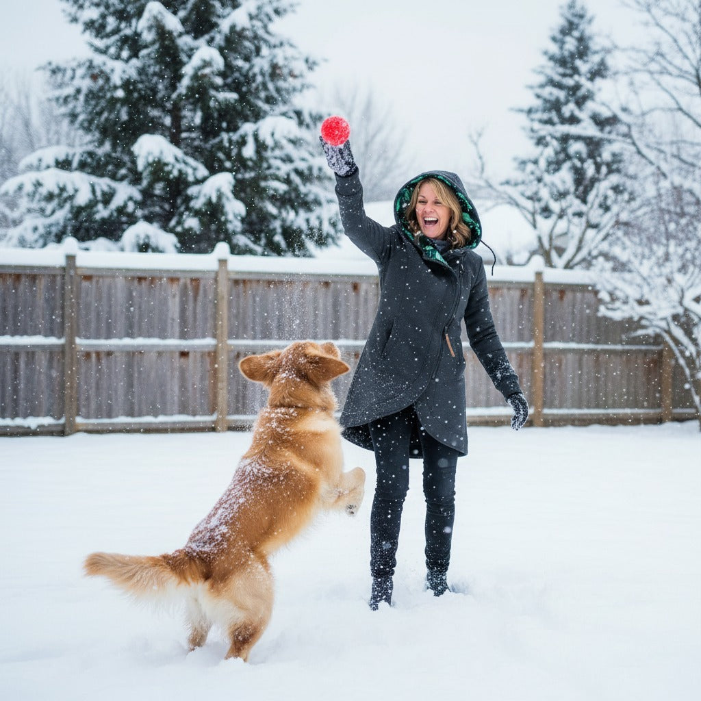 Layla – Asymmetrical Zip Floral-Lined Hoodie Coat for Women