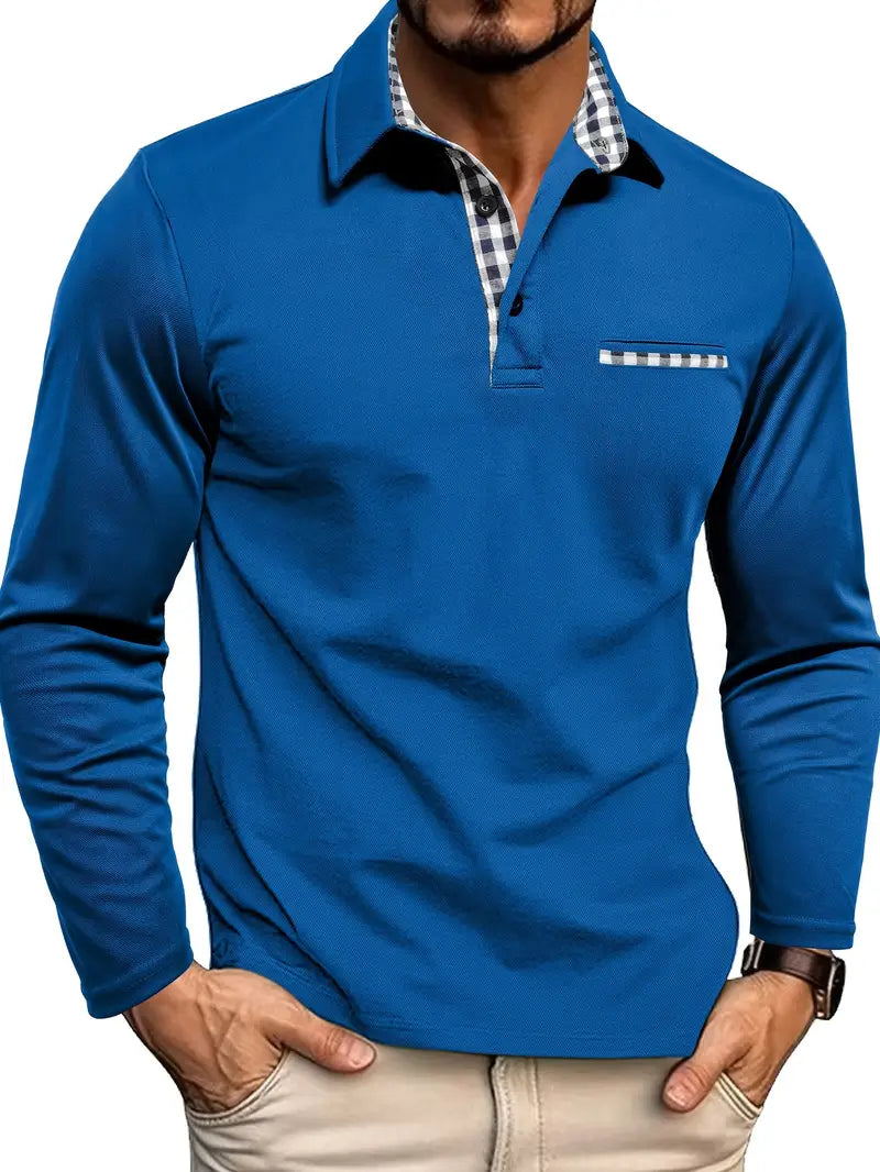 Diego – Long Sleeve Men’s Polo Shirt