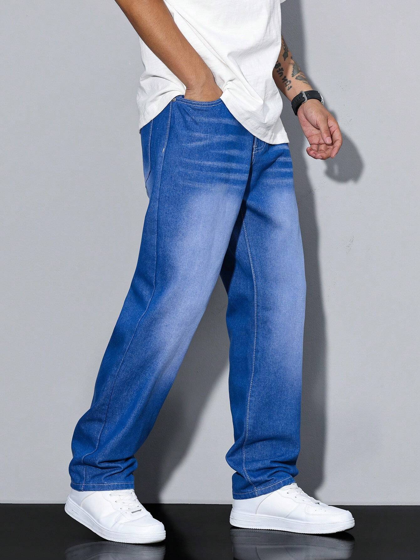 Ethan – Relaxed Straight-Leg Denim Jeans for Men
