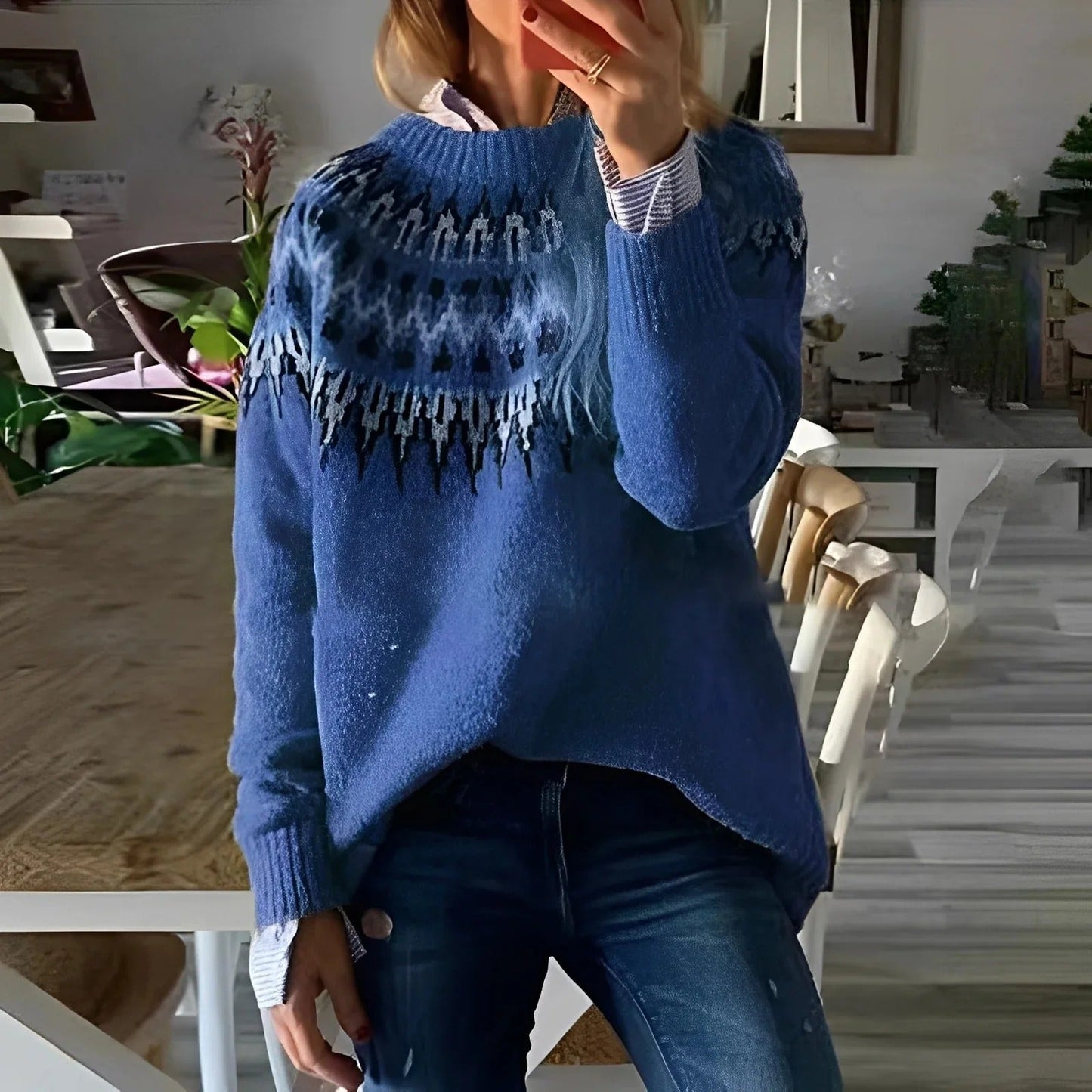 Soraka – Sweter zimowy w stylu nordyckim