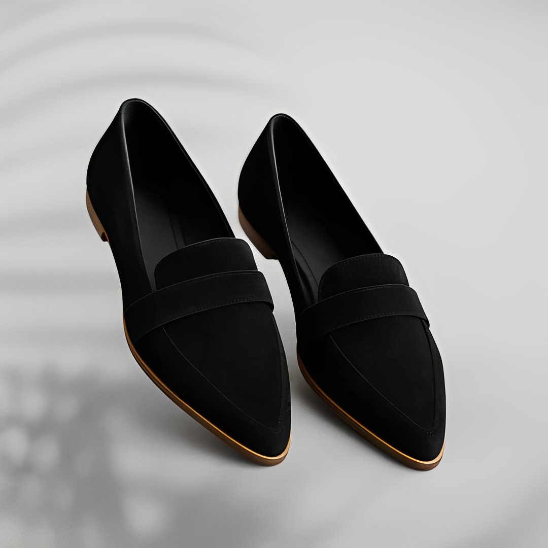 Lucía – Leather women's shoes with a pointed toe for everyday wear