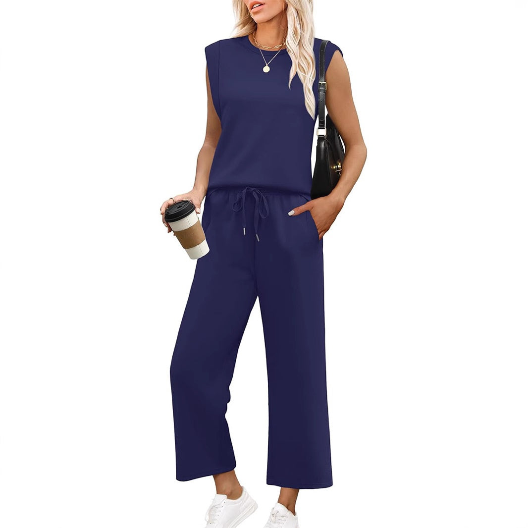 Hannah – Women's Sleeveless Relaxed Co-Ord Set