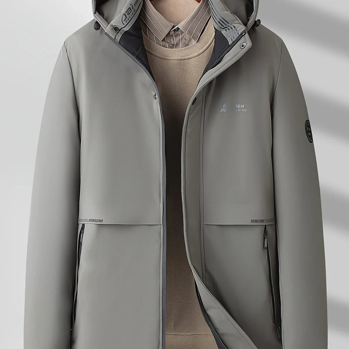 Daniel – Hooded Insulated Tech Coat for Men