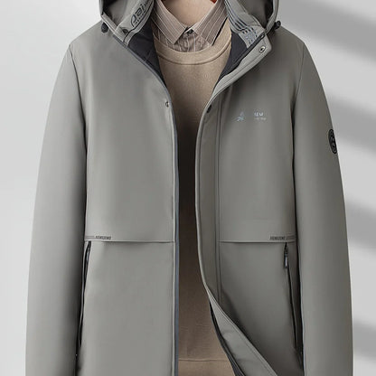 Daniel – Hooded Insulated Tech Coat for Men