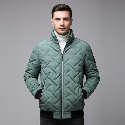 Cole – Quilted Stand-Collar Winter Jacket for Men
