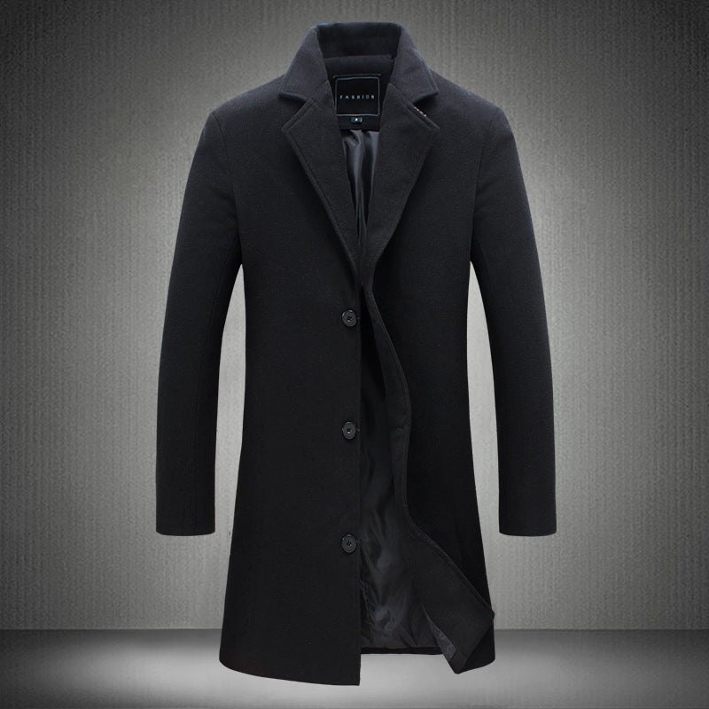 Oliver – Tailored Longline Coat for Men