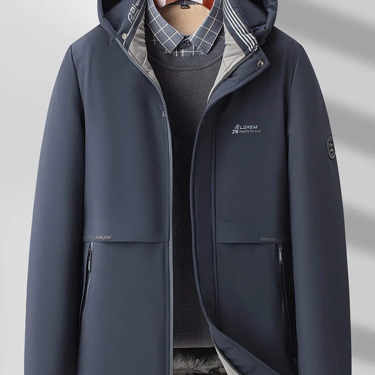 Daniel – Hooded Insulated Tech Coat for Men