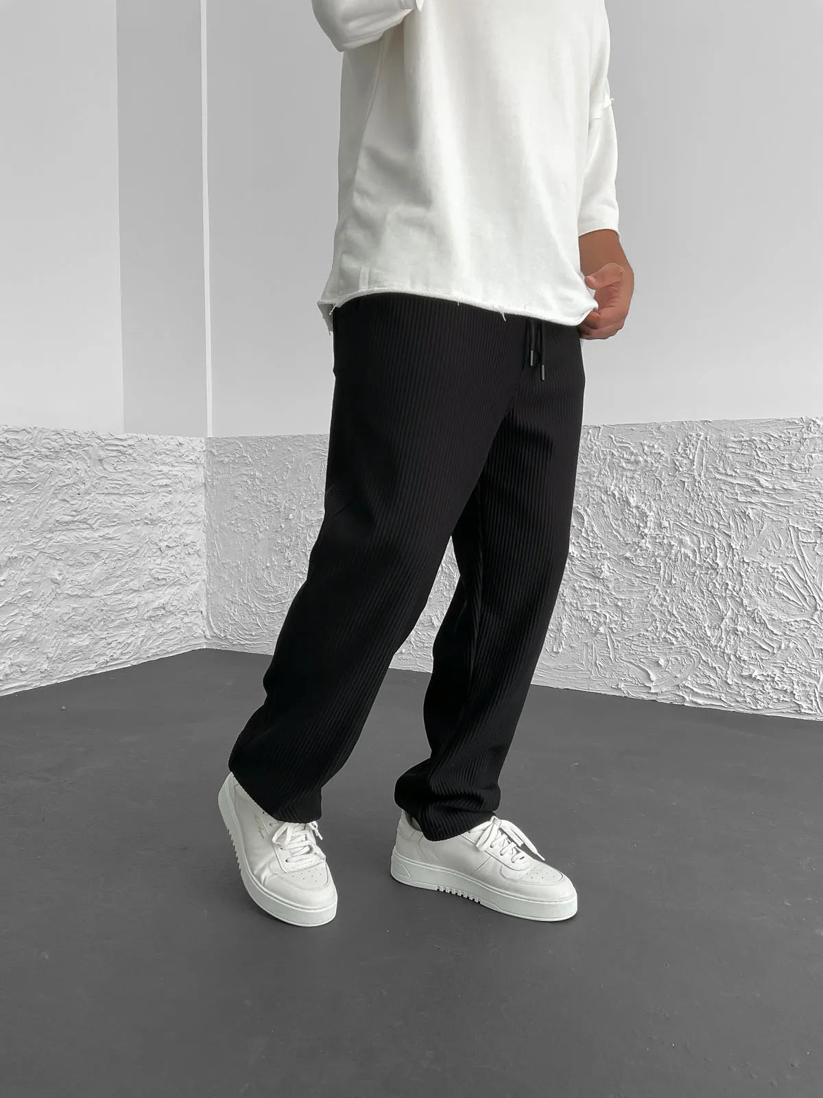 Ryan – Relaxed Ribbed Lounge Trousers for Men