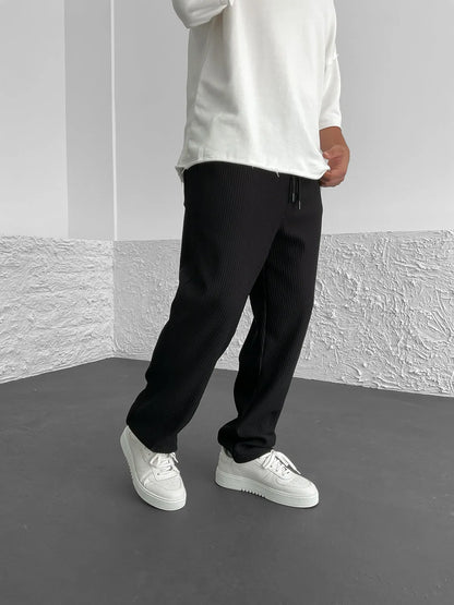 Ryan – Relaxed Ribbed Lounge Trousers for Men