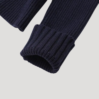 Lydia – Knit-Denim Hybrid Button-Up Cardigan for Women