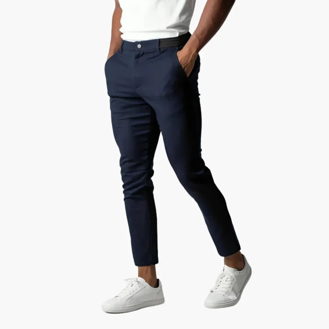 Adrian – Eleganckie Spodnie Męskie Slim Fit