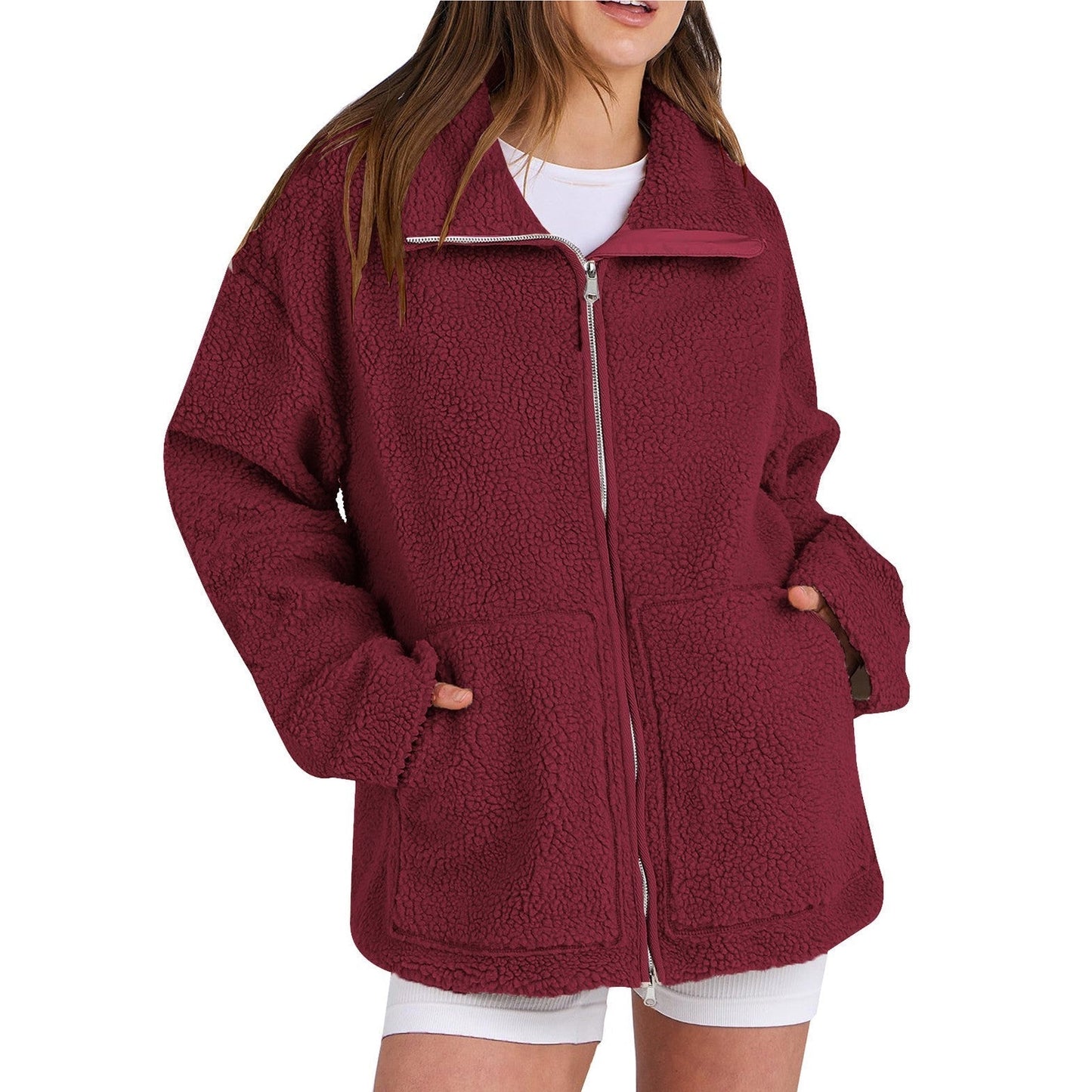 Dorota – Kurtka z polaru oversize