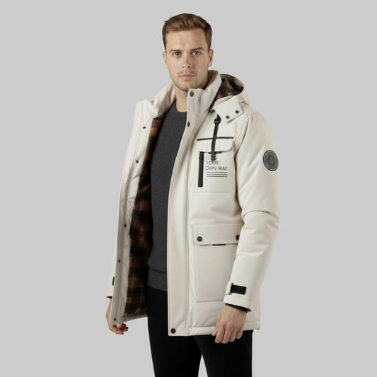 Oliver – Hooded Utility Winter Parka for Men