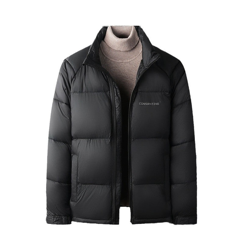 Jakub – Zimowa Kurtka Puchowa Męska z Wysokim Kołnierzem