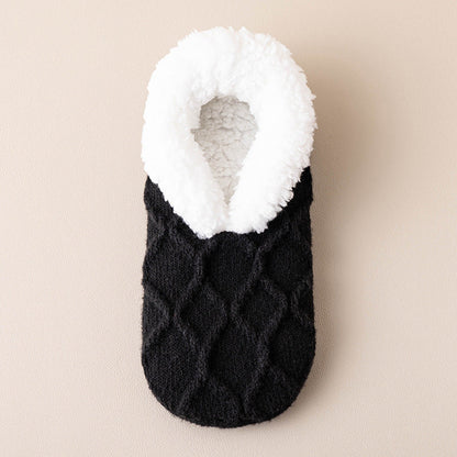 Ruby – Sherpa-Lined Knit Slipper Socks