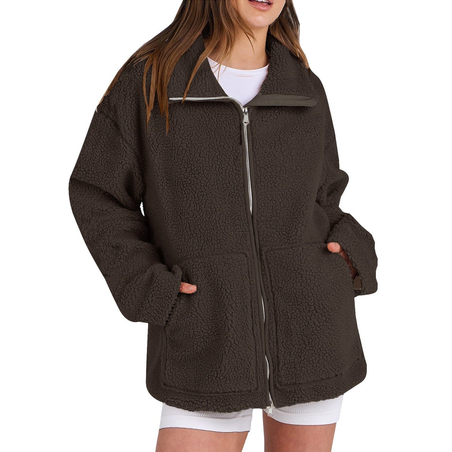 Dorota – Kurtka z polaru oversize