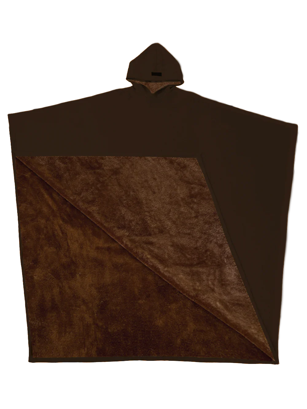 Sebastian – Męskie ponczo polarowe z kapturem