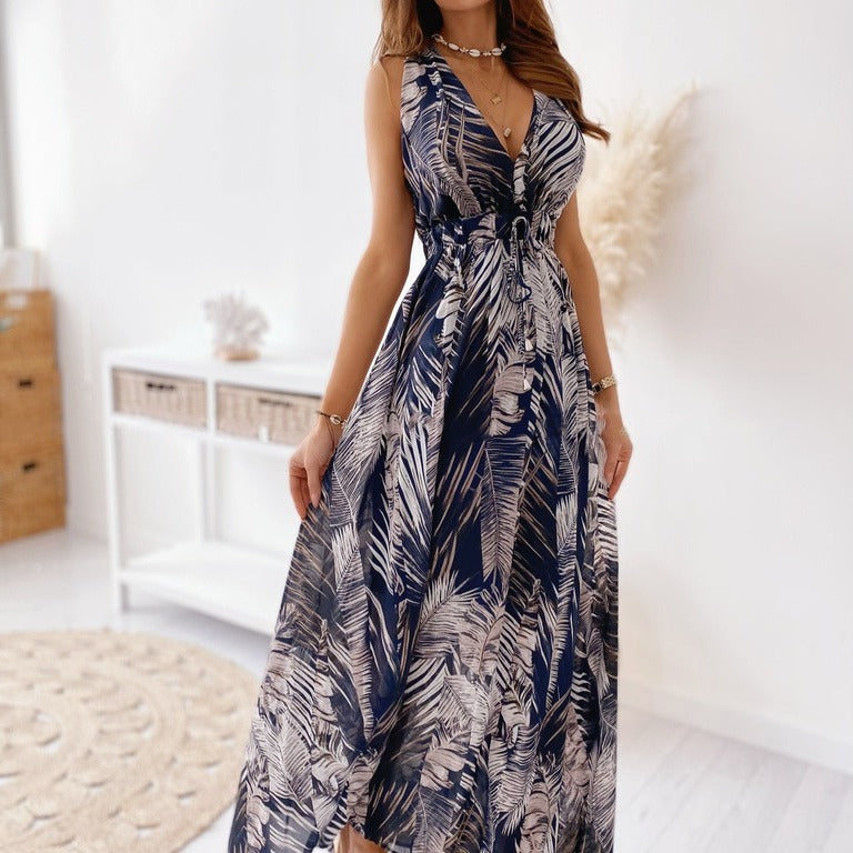 Natalia - Sukienka maxi w kwiaty
