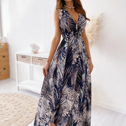 Natalia - Sukienka maxi w kwiaty