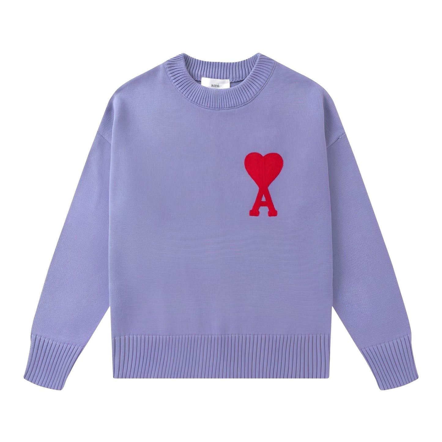 Amour - Unisex sweter dzianinowy z sercem