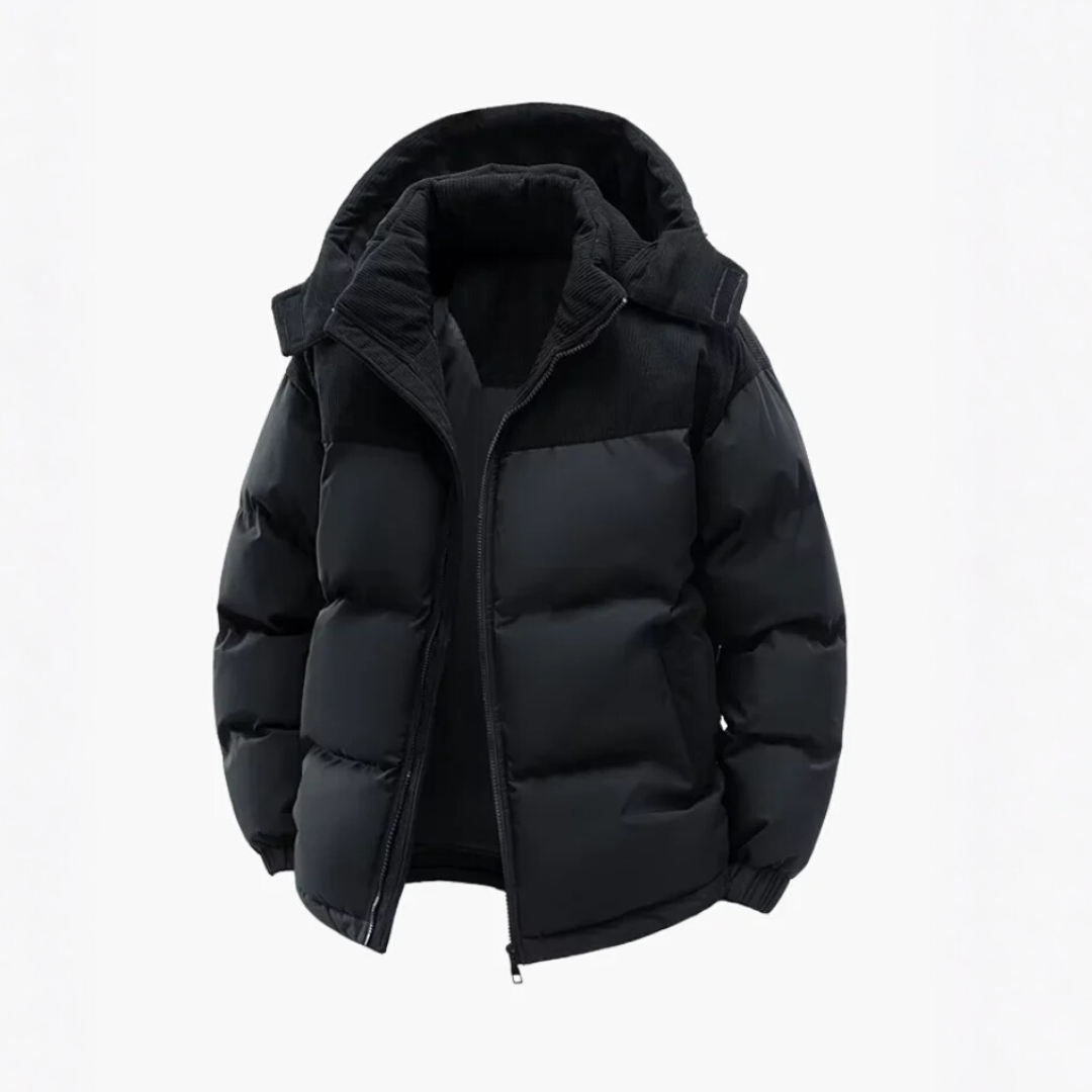 Álvaro – Panelled Hooded Puffer Jacket Menswear
