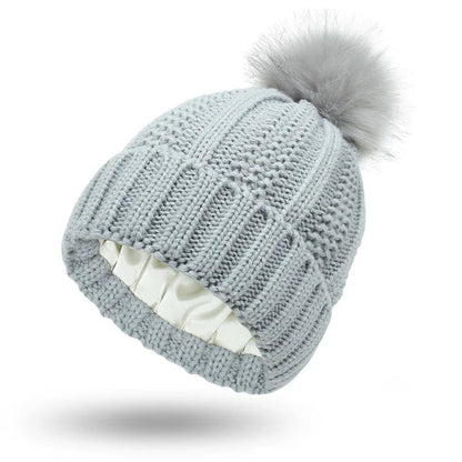 Chloe – Knit Pom-Pom Winter Beanie for Women