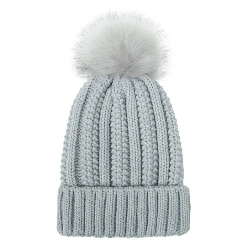 Chloe – Knit Pom-Pom Winter Beanie for Women