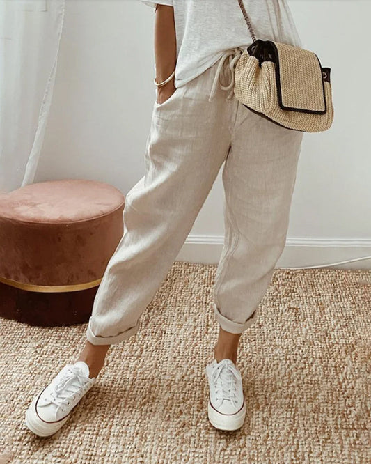 Mia – Women's Relaxed Drawstring Trousers