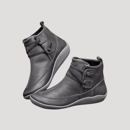Evelyn – Soft Leather Ankle Boots for Women