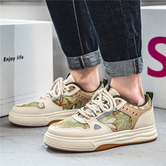 Dario – Męskie sneakersy z kolorowymi wstawkami