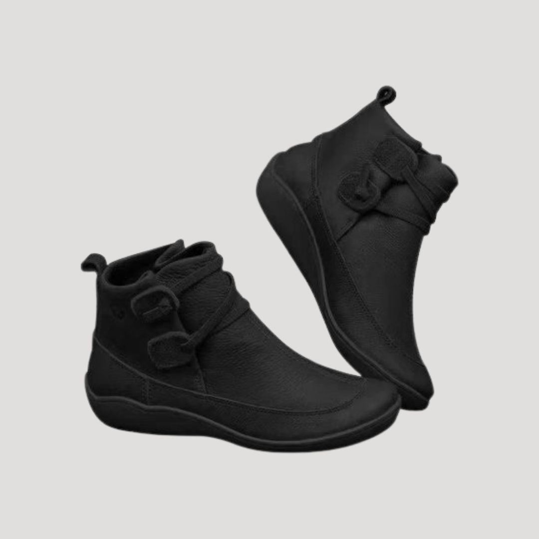 Evelyn – Soft Leather Ankle Boots for Women