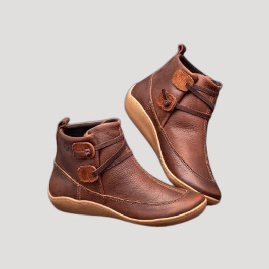 Evelyn – Soft Leather Ankle Boots for Women