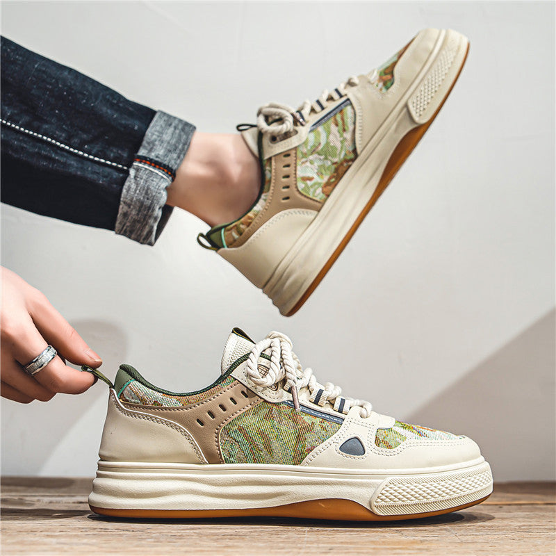 Dario – Męskie sneakersy z kolorowymi wstawkami