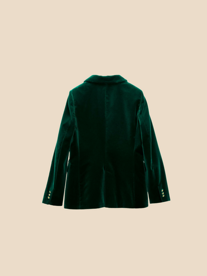 Camila – Tailored Velvet-Feel Blazer for Women