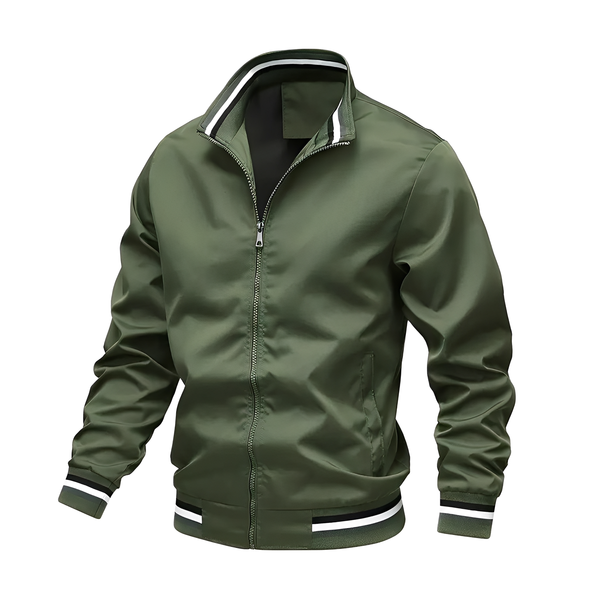 Niklas – Męska Kurtka Bomber z Kontrastowymi Detalami