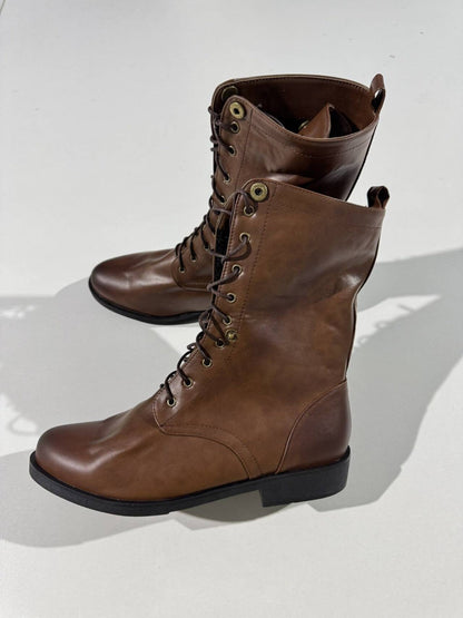Harrison – Sleek Lace-Up Leather Boots for Men