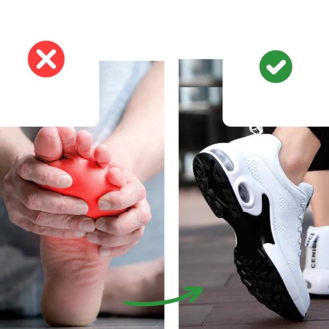 Ewelina – Ortopedyczne Damskie Buty Sportowe z Amortyzacją