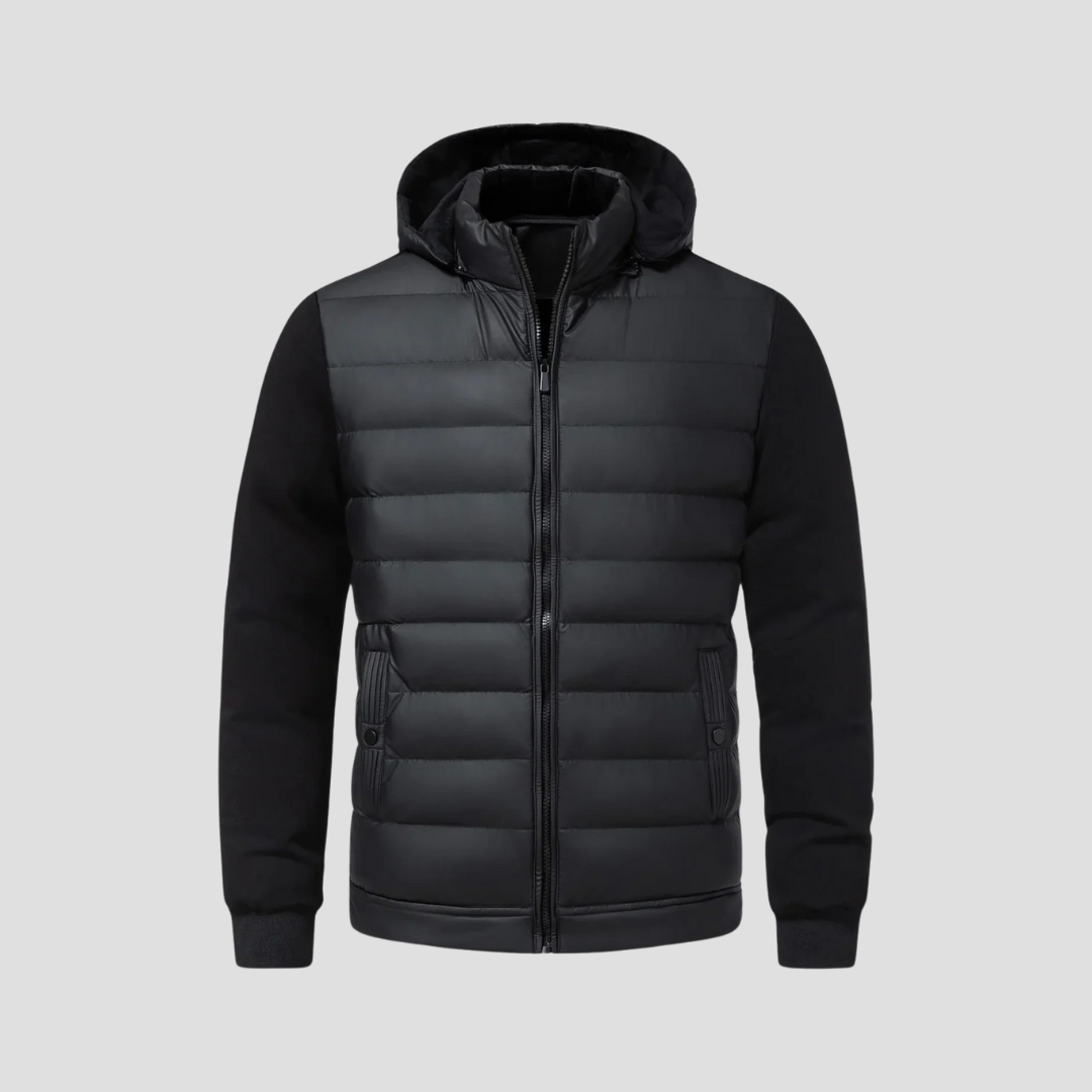 Liam – Quilted Hooded Puffer Jacket for Men