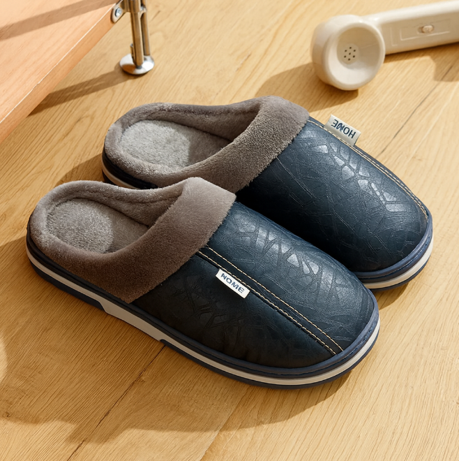 Adam – Ocieplane Kapcie Domowe Męskie