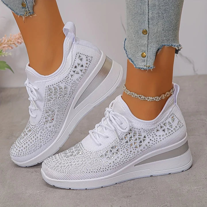 Julia – Sneakersy z kryształkami
